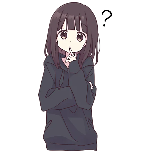 Стикер Менхера-чан (большая) @nyasticks - 11