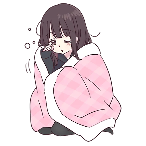 Стикер Менхера-чан (большая) @nyasticks - 6