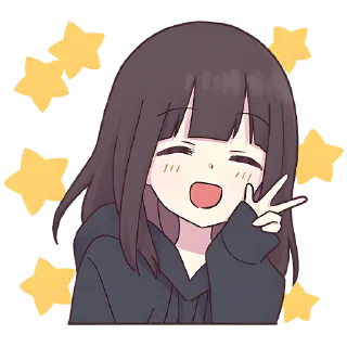Sticker Менхера-чан (bonus) @Nyasticks - 2