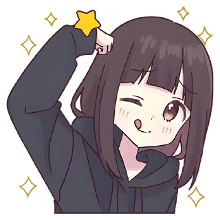 Sticker Менхера-чан (bonus) @Nyasticks - 11