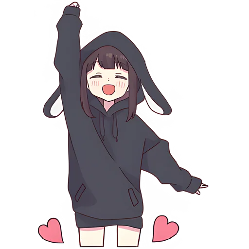 Sticker Менхера-чан (bonus) @Nyasticks - 1