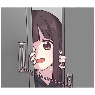 Sticker Менхера-чан (bonus) @Nyasticks - 0