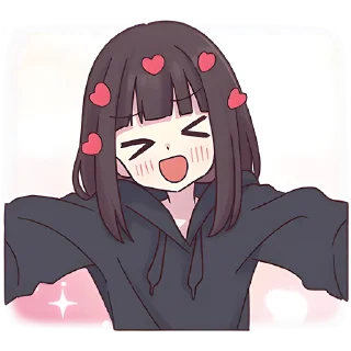 Sticker Менхера-чан (bonus) @Nyasticks - 9