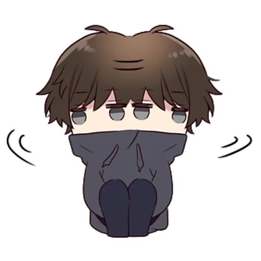 Sticker Менхера-кун @nyasticks - 0