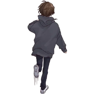 Стикер Менхера-кун (BIG) @Nyasticks - 0