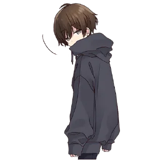 Стикер Менхера-кун (BIG) @Nyasticks - 7