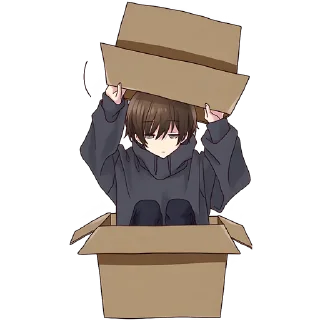 Стикер Менхера-кун (BIG) @Nyasticks - 9