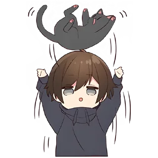 Sticker Менхера-кун 9 @Nyasticks - 5