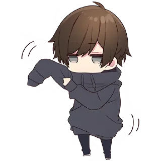 Sticker Менхера-кун 9 @Nyasticks - 7