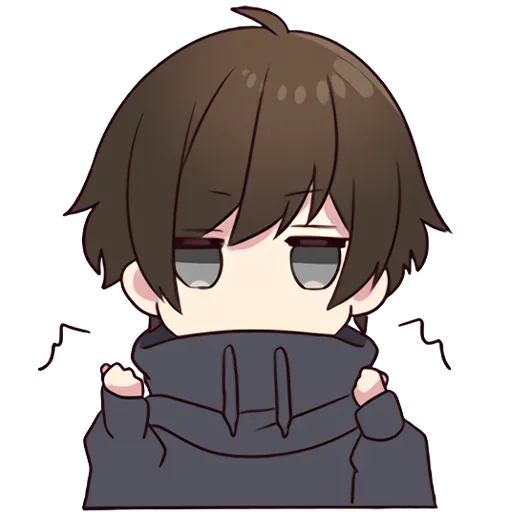 Стикер Менхера-кун 3 @nyasticks - 6