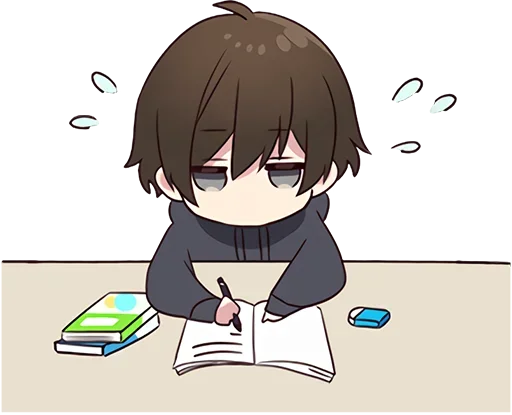 Стикер Менхера-кун 3 @nyasticks - 5