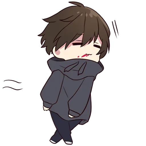 Стикер Менхера-кун 3 @nyasticks - 3