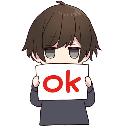 Стикер Менхера-кун 3 @nyasticks - 1