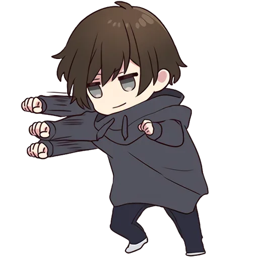 Стикер Менхера-кун 3 @nyasticks - 0