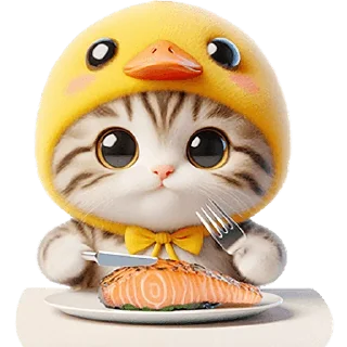 Sticker Мяу-утка @Nyasticks - 10