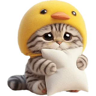 Sticker Мяу-утка @Nyasticks - 1