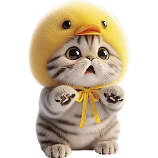 Sticker Мяу-утка @Nyasticks - 4