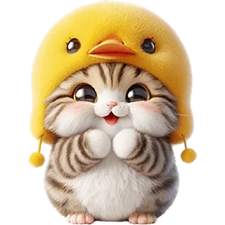 Sticker Мяу-утка @Nyasticks - 8