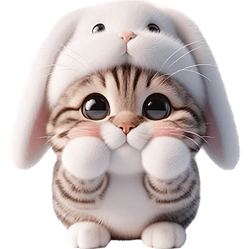 Sticker MeowJiw_Rabbit_Nyasticks - 1