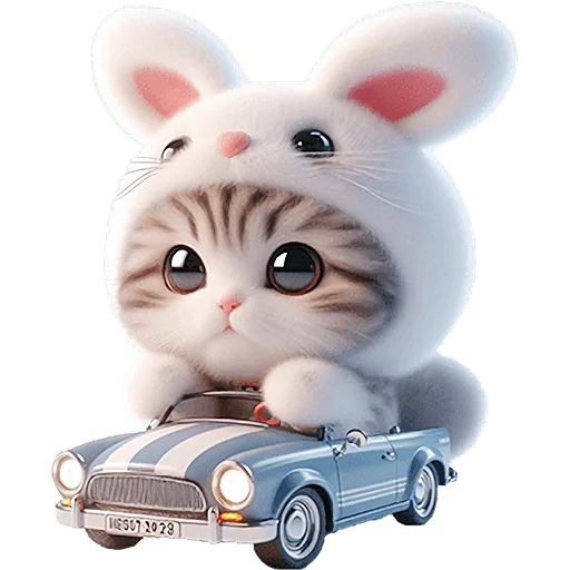 Sticker MeowJiw_Rabbit_Nyasticks - 1