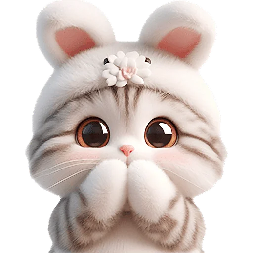 Sticker MeowJiw_Rabbit_Nyasticks - 1