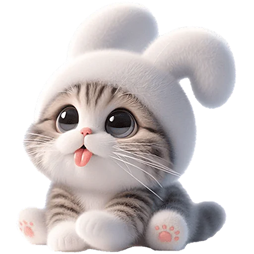 Sticker MeowJiw_Rabbit_Nyasticks - 1