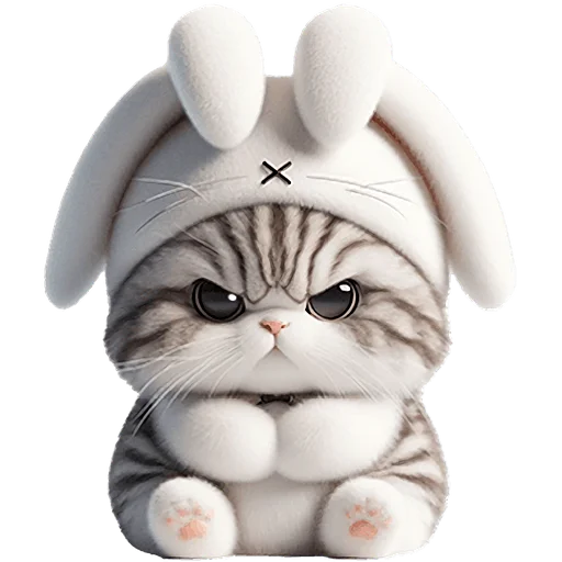 Стикер MeowJiw_Rabbit_Nyasticks - 1