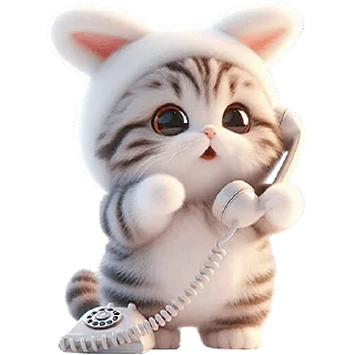 Sticker Мяу-кролик @Nyasticks - 4