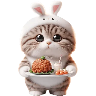 Sticker Мяу-кролик @Nyasticks - 9