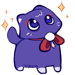 Стикер Мяв мяв [автор @qYasyaSt] - 7