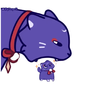 Стикер Мяв мяв [автор @qYasyaSt] - 1