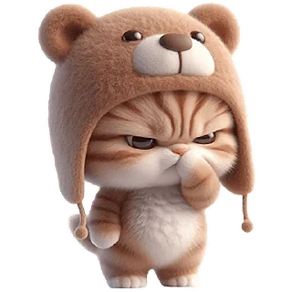 Sticker Пушистые мишки @Nyasticks - 9