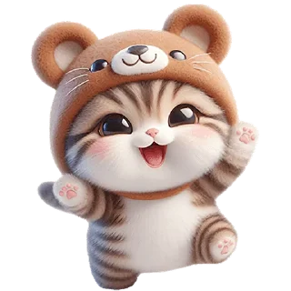 Sticker Пушистые мишки @Nyasticks - 2