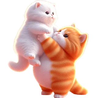 Sticker Мяу-пара @Nyasticks - 0