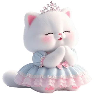 Sticker Мяу-принцессы @Nyasticks - 5