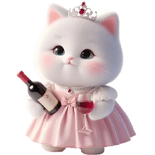 Sticker Мяу-принцессы @Nyasticks - 0