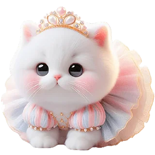 Sticker Мяу-принцессы @Nyasticks - 1