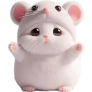 Sticker Мяу-мышь @Nyasticks - 7