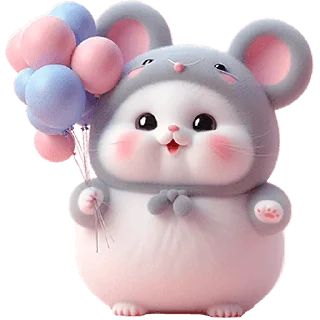 Sticker Мяу-мышь @Nyasticks - 2