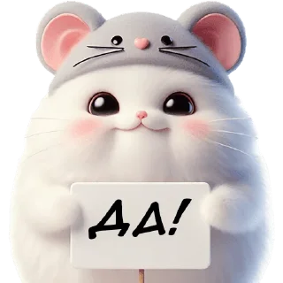 Sticker Мяу-мышь @Nyasticks - 9