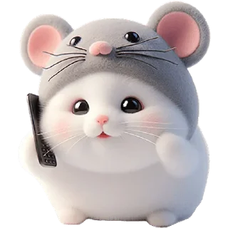 Sticker Мяу-мышь @Nyasticks - 6