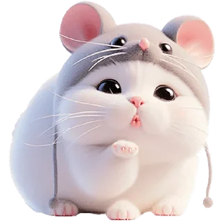 Sticker Мяу-мышь @Nyasticks - 3