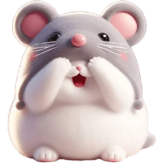 Sticker Мяу-мышь @Nyasticks - 11