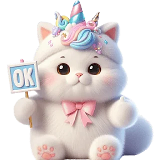 Sticker Мяу-единорог @Nyasticks - 9