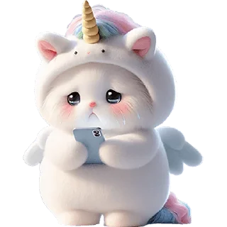 Sticker Мяу-единорог @Nyasticks - 5