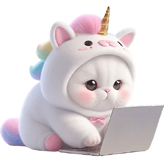 Sticker Мяу-единорог @Nyasticks - 1