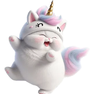 Sticker Мяу-единорог @Nyasticks - 6
