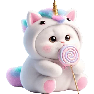 Sticker Мяу-единорог @Nyasticks - 10