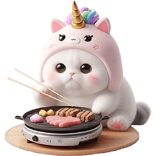 Sticker Мяу-единорог @Nyasticks - 7