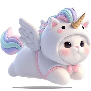 Sticker Мяу-единорог @Nyasticks - 3